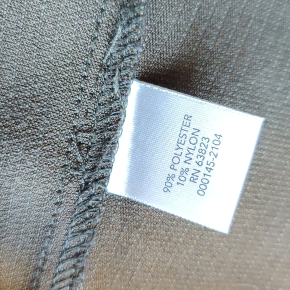 Christopher & Banks Olive Zip Up Long Sleeves Cord Jacket Size L - Picture 8 of 14